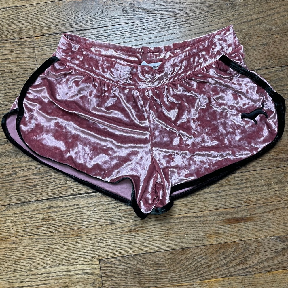 Pink Ultra Velvet Shorts
